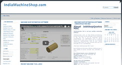 Desktop Screenshot of indiamachineshop.com