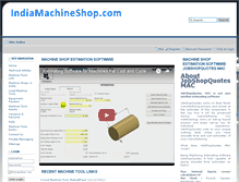 Tablet Screenshot of indiamachineshop.com